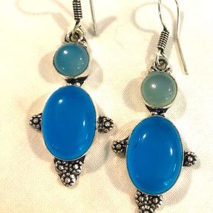 Chalcedony/Sterling Earrings